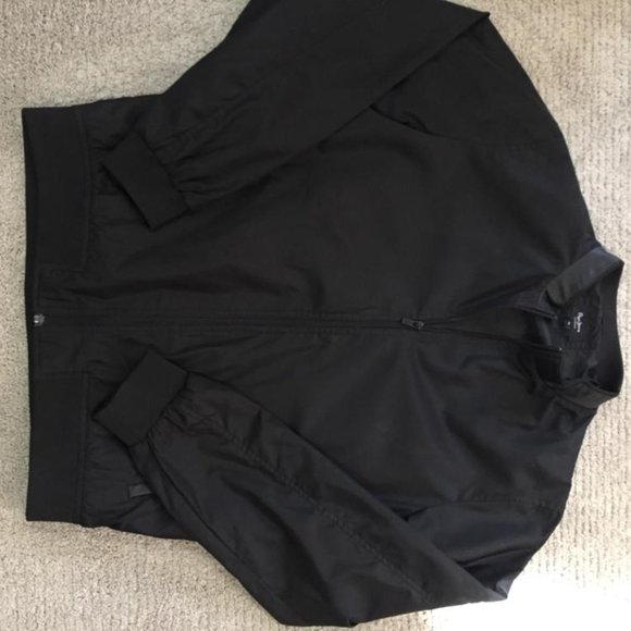Plain black Pepe brand men's spring jacket - Picture 1 of 1